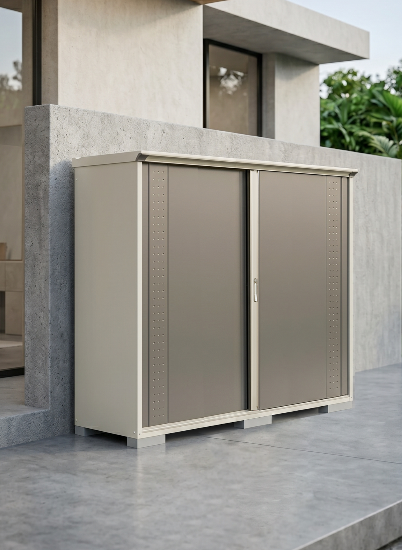 ตู้เก็บของกลางแจ้ง TAKUBO GP199A FULL SHELF สี CARBON BROWN_3